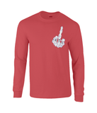 Long Sleeve T-Shirt - Bony Middle Finger - GATG