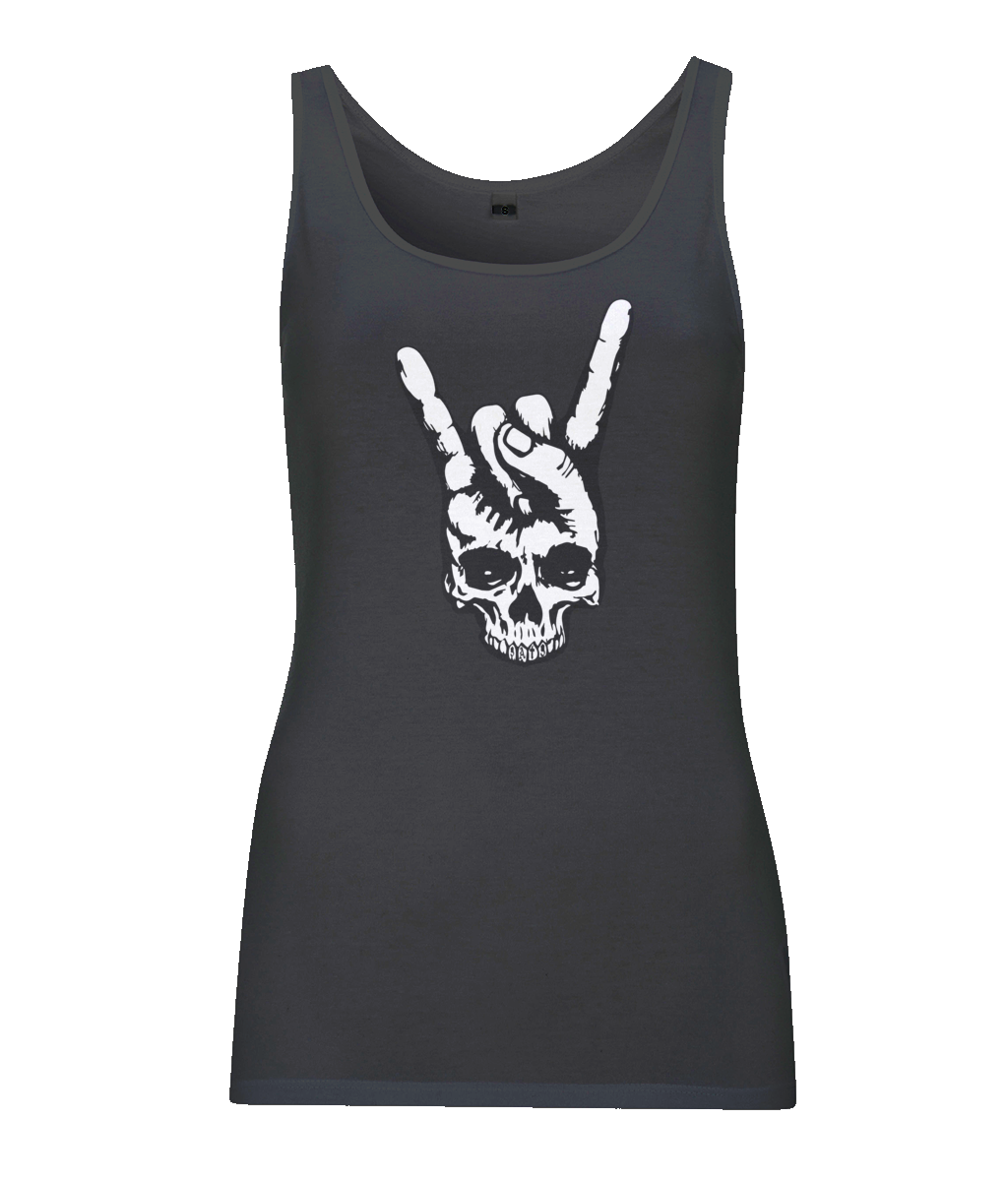 Women's Tank Top - Rocker Skull - GATG