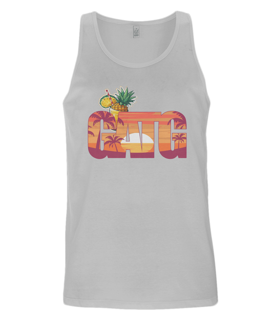 Men's Jersey Tank Top - Iconic - Tropical Sunset - GATG