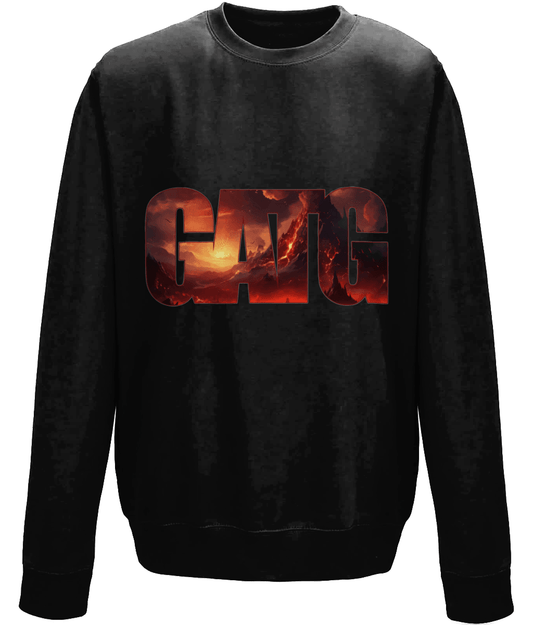 Drop Shoulder Sweatshirt - Iconic - Hell - GATG