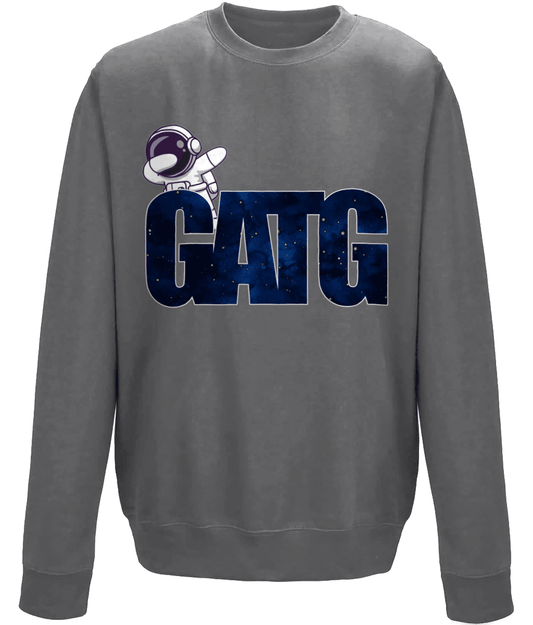 Drop Shoulder Sweatshirt - Iconic - Spaceman Dab - GATG