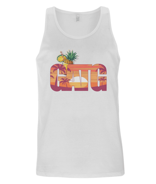 Men's Jersey Tank Top - Iconic - Tropical Sunset - GATG